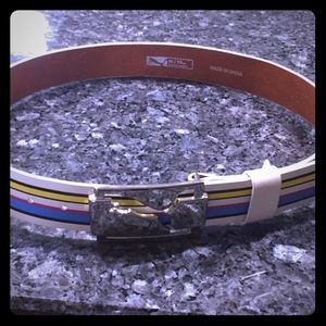 Puma Belt with Silver Puma Buckle